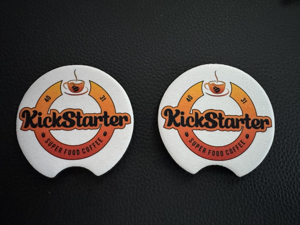 KickStarter Coffee Car Coaster.