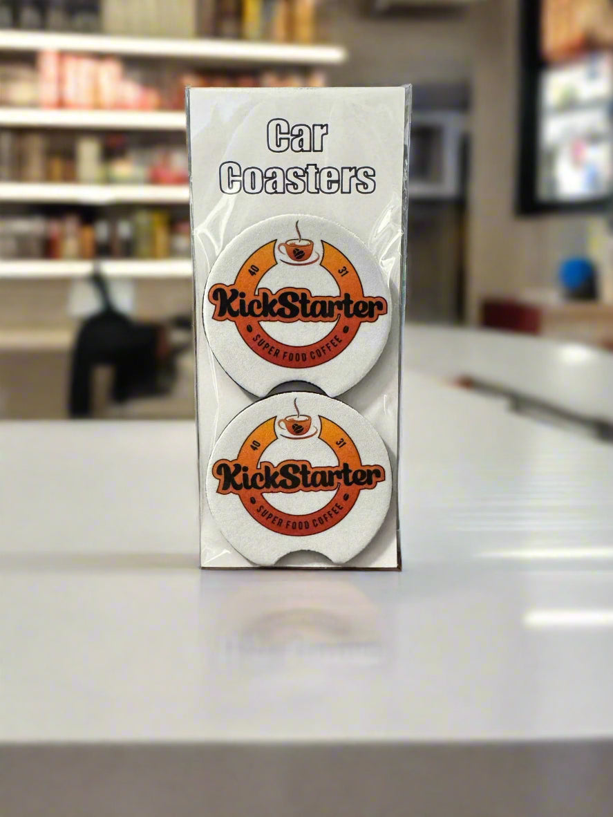KickStarter Coffee Car Coaster.