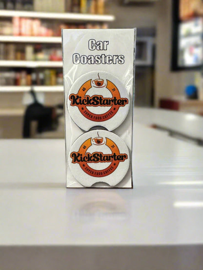 KickStarter Coffee Car Coaster.
